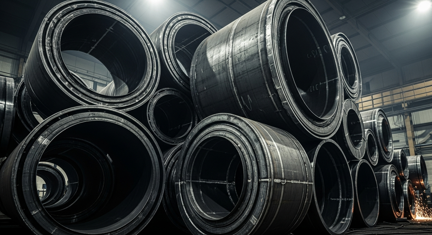 Rolled Cylinders manufactured by Balaji Engineering Works in Surat